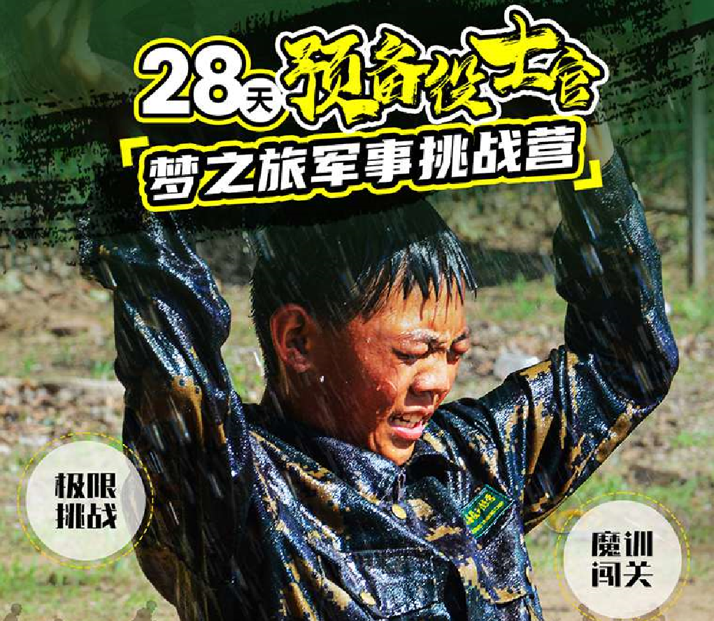 28天“预备役士官”梦之旅军事挑战营